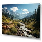 USA Rocky Mountain National Park River II - Landscapes Canvas Wall Art