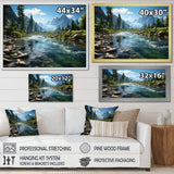 USA Yosemite National Park Landscape III - Landscapes Canvas Wall Art