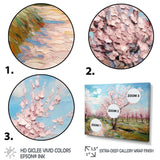 Vangogh Blooming Cherry Trees - Landscapes Canvas Wall Art