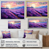 Vangogh Lavender Fields II - Landscapes Canvas Wall Art