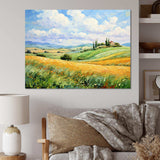 Vangogh Rolling Hills I - Landscapes Canvas Wall Art