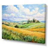 Vangogh Rolling Hills I - Landscapes Canvas Wall Art