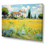 Vangogh The Yellow House In Arles I - Landscapes Canvas Wall Art