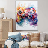 Colorful Video Game Gameplay Bliss - Fashion Canvas Wall Art