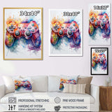 Colorful Video Game Gameplay Bliss - Fashion Canvas Wall Art