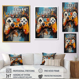 Colorful Video Game Gameplay Delight II - Fashion Canvas Wall Art