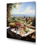 Vineyard Rendezvous In Rioja I - Landscapes Canvas Wall Art