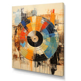 Vinyl Record Retro Vinyl II - Fashion Canvas Wall Art