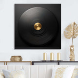 Black and Gold Vinyl Serenade II - Fashion Canvas Wall Art