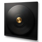 Black and Gold Vinyl Serenade II - Fashion Canvas Wall Art