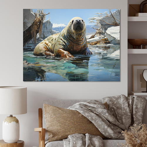 Walrus Arctic Serenade - Walrus Home Decor Art