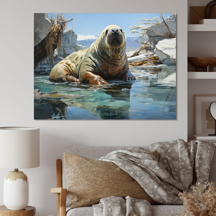 Walrus Arctic Serenade - Walrus Home Decor Art