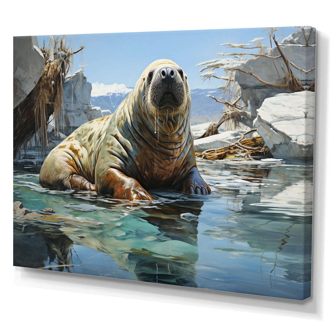 Walrus Arctic Serenade - Walrus Home Decor Art
