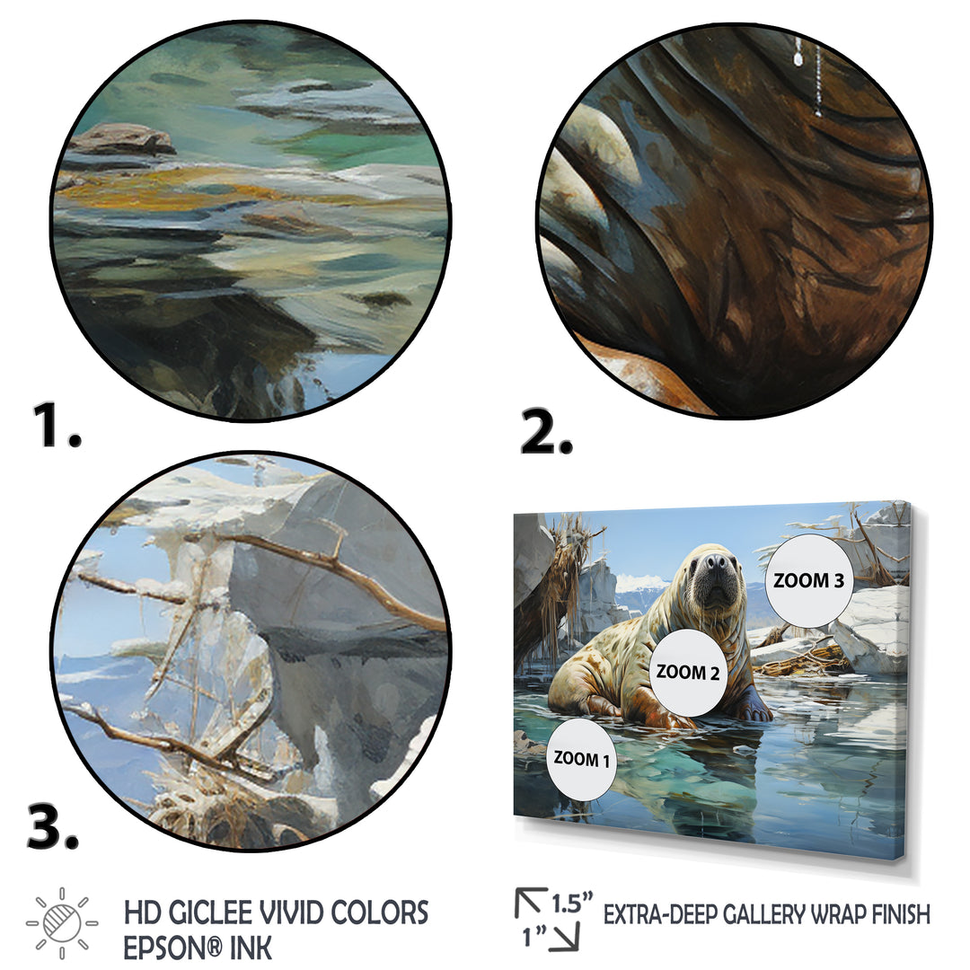 Walrus Arctic Serenade - Walrus Home Decor Art