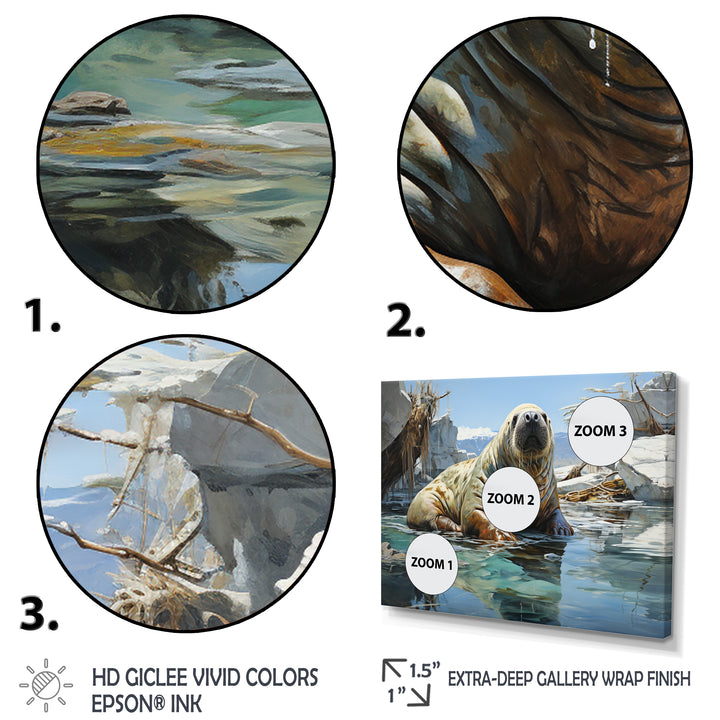 Walrus Arctic Serenade - Walrus Home Decor Art