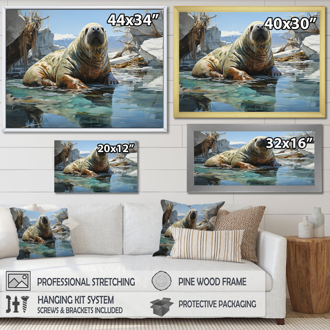 Walrus Arctic Serenade - Walrus Home Decor Art