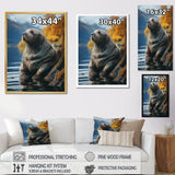 Walrus Coastal Reflections - Walrus Wall Decor