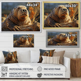 Walrus Golden Tusks - Walrus Wall Decor
