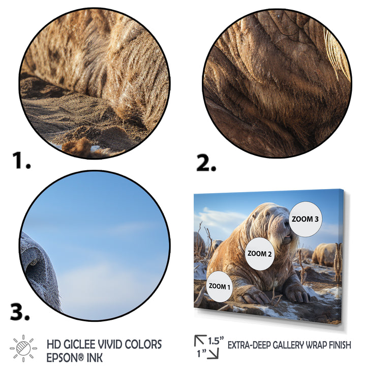 Walrus Tundra King - Walrus Home Decor Art