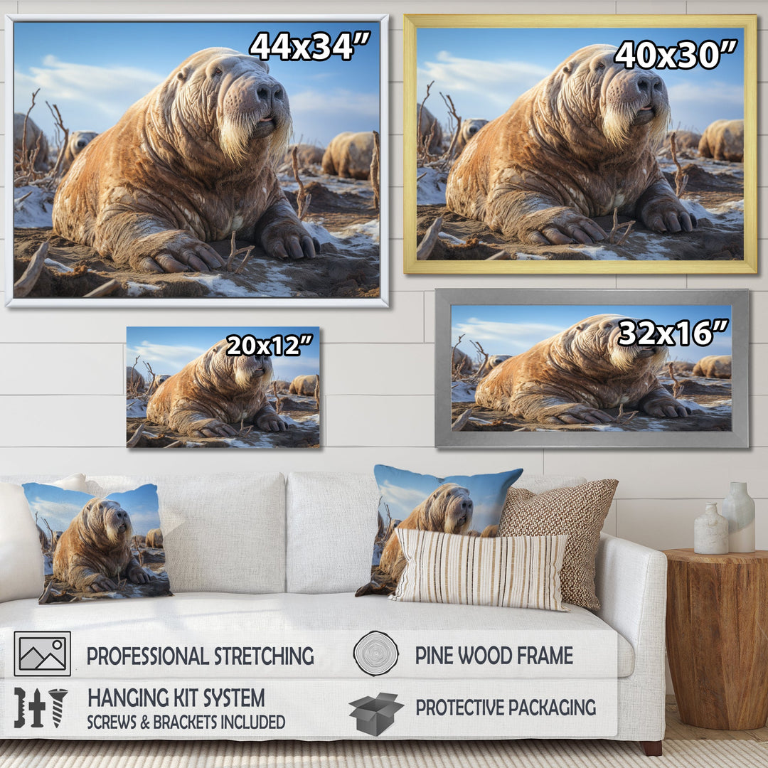 Walrus Tundra King - Walrus Home Decor Art