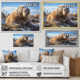 Walrus Tundra King - Walrus Home Decor Art
