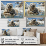 Walrus Wonder - Walrus Living Room Wall Art
