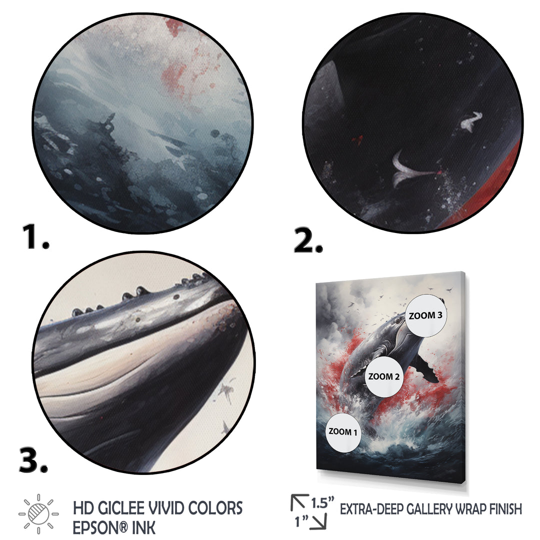 Whale Gentle Giants - Whale Bedroom Wall Art