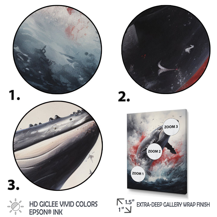 Whale Gentle Giants - Whale Bedroom Wall Art