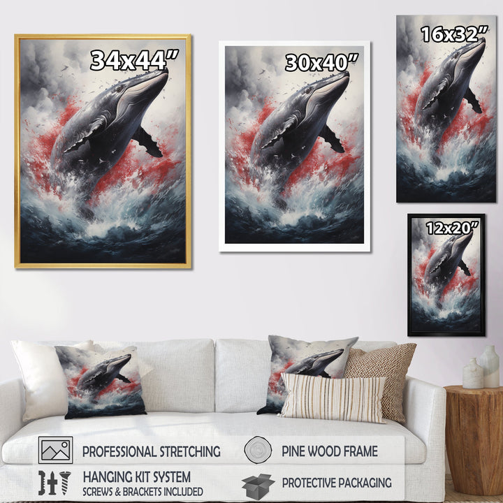 Whale Gentle Giants - Whale Bedroom Wall Art