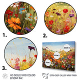 Colorful Wildflowers Meadow Blooms I - Multi-Panels