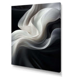 White Black Abstract Turbulence - Architecture Canvas Wall Art