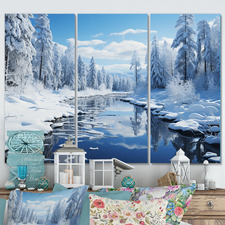 Winter Snowy Serenity III - Multi-Panels