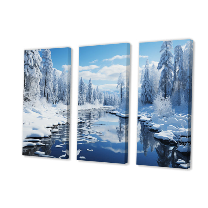 Winter Snowy Serenity III - Multi-Panels