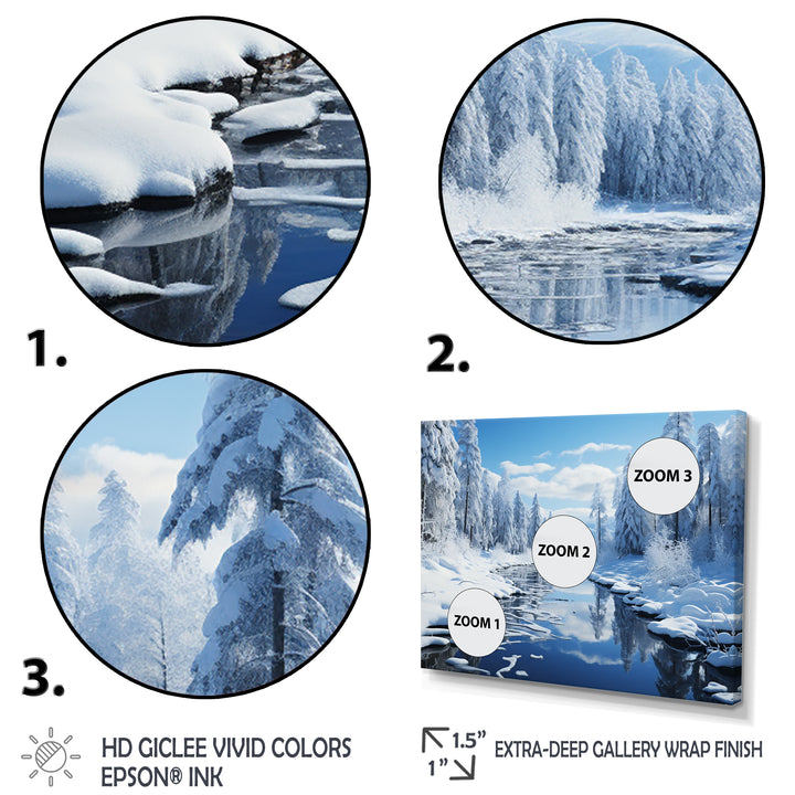 Winter Snowy Serenity III - Multi-Panels