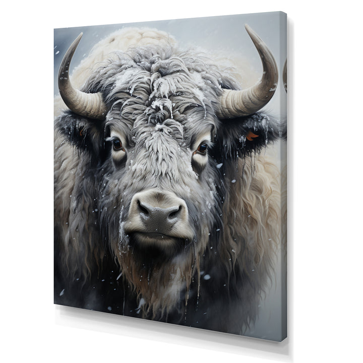 Yaks Gentle Giants Pointillism - Yaks Wall Decor