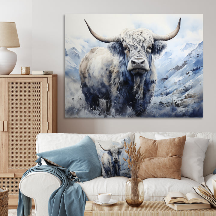 Yaks Majestic Grace Pointillism - Yaks Wall Decor