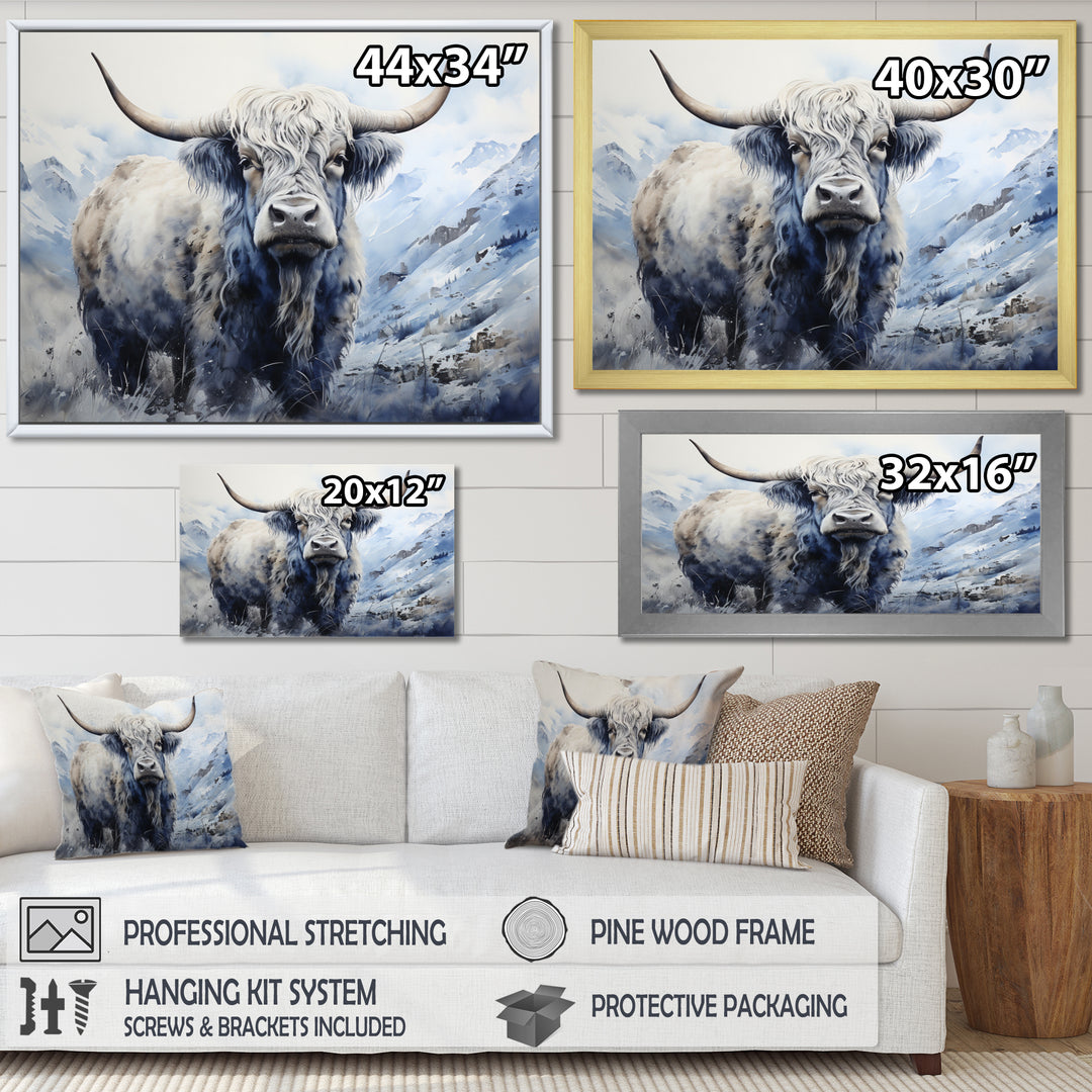 Yaks Majestic Grace Pointillism - Yaks Wall Decor