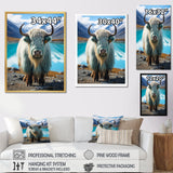 Yaks Solitude In Monochrome - Yaks Home Decor Art