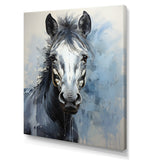 Zebra Bold Brushstrokes - Zebra Canvas Wall Art