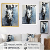 Zebra Bold Brushstrokes - Zebra Canvas Wall Art