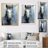 Zebra Bold Brushstrokes - Zebra Canvas Wall Art
