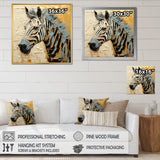 Black Yellow Zebra This - White Zebra Wall Art