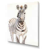 Zebra Watercolor Zebra This - Zebra Framed Canvas Art
