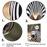Zebra Patterns In - Zebra Living Room Wall Art