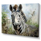 Zebra Stripes In Jungle - Zebra Bedroom Wall Art