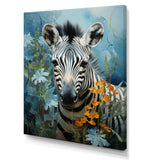 Zebra Zenith Portrait - Zebra Canvas Wall Art