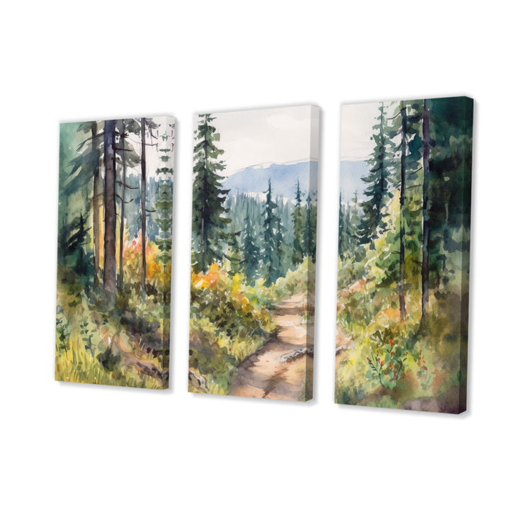 Little Road In Mountain Landscape X - Multi-Panels