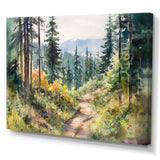 Little Road In Mountain Landscape X - Landscapes Canvas Wall Art