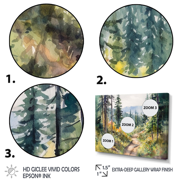 Little Road In Mountain Landscape X - Multi-Panels