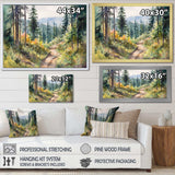 Little Road In Mountain Landscape X - Landscapes Canvas Wall Art